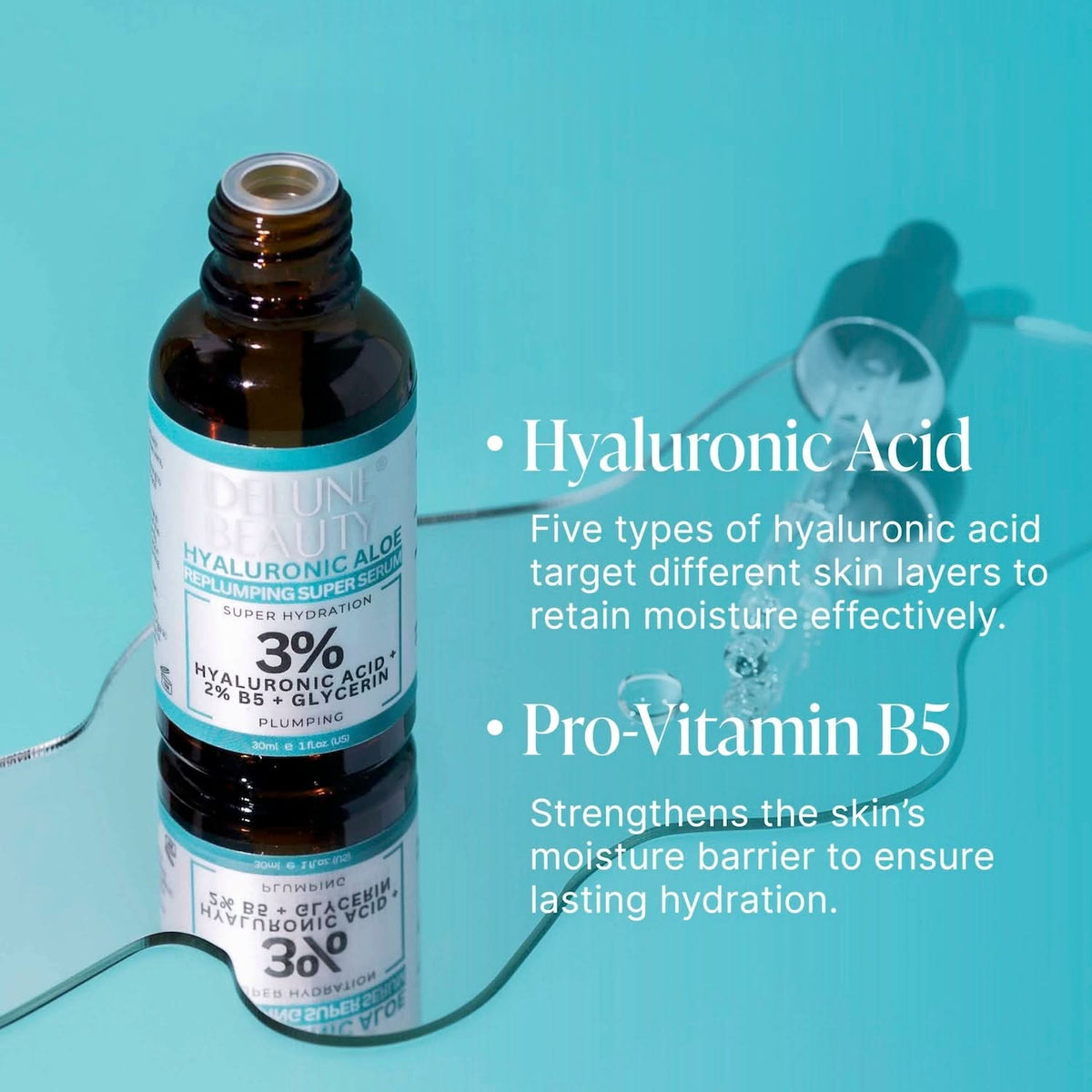 سيروم الوجه Hyaluronic Aloe B5 - Delune
